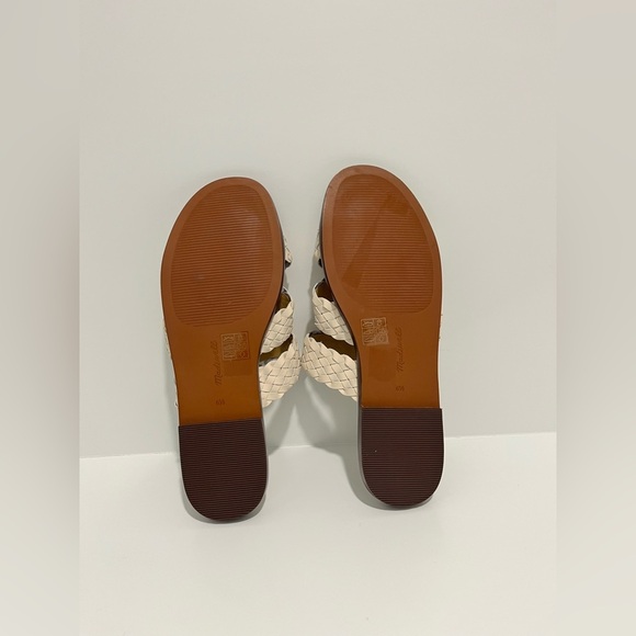 NEW Madewell The Mena Slide Sandal in Ecru size 6.5 - Picture 10 of 11